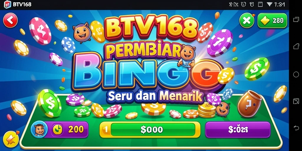 Tampilan gameplay menarik BTV168 dengan tema Bingo.