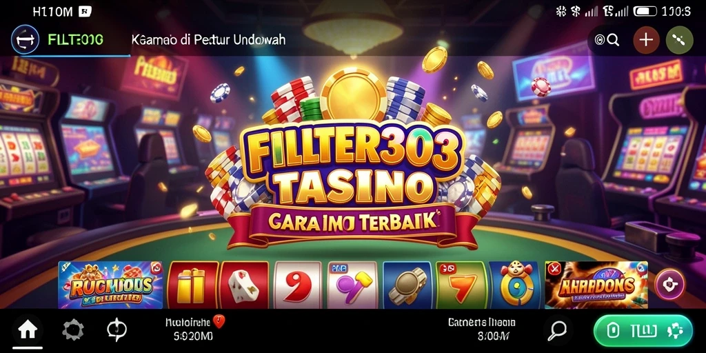 Tampilan gameplay Kasino FILTER303 yang seru dan interaktif.