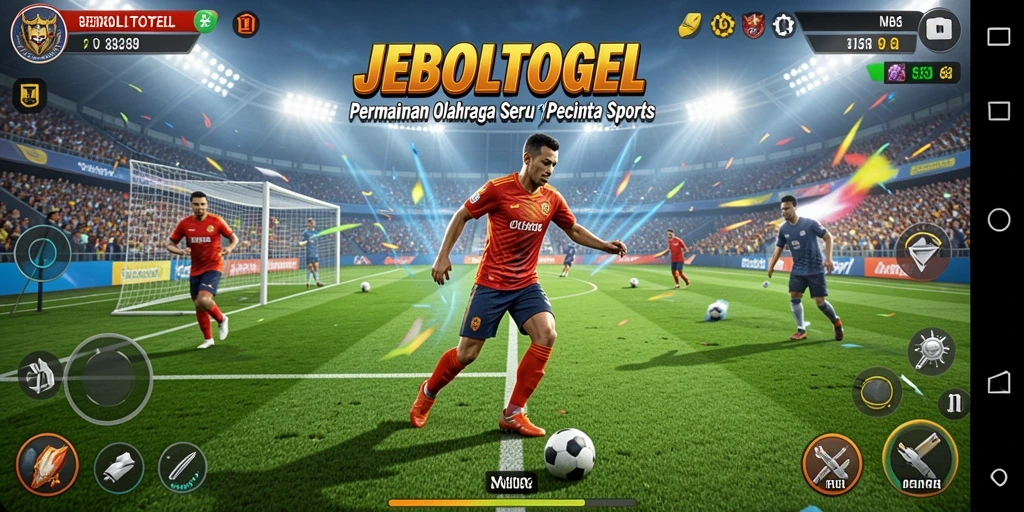Tampilan gameplay menarik dari JEBOLTOGEL dengan berbagai mode olahraga.