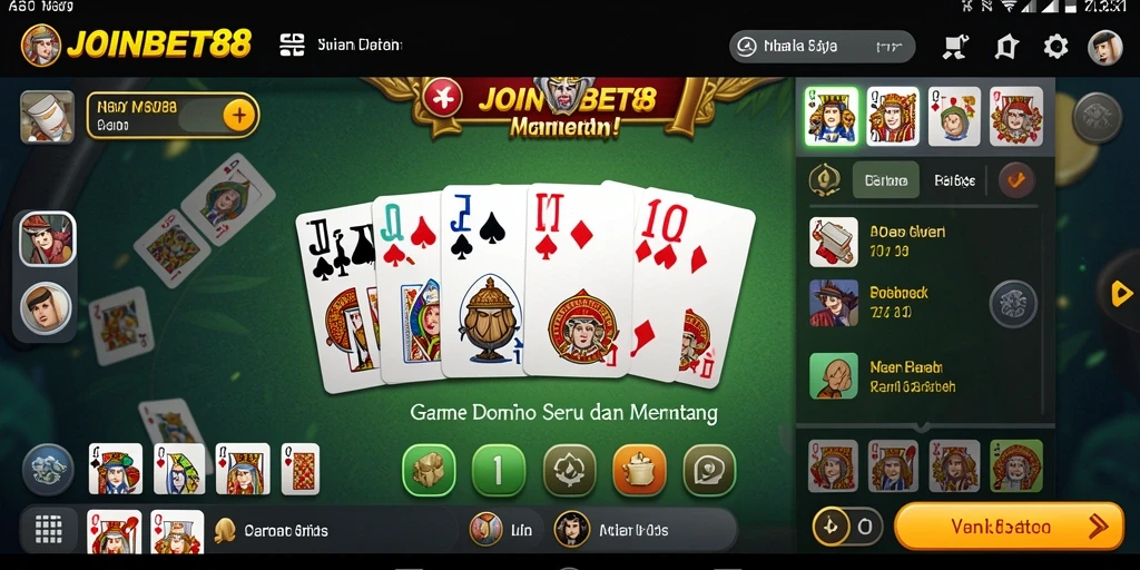Gameplay seru dan interaktif Domino di JOINBET88.