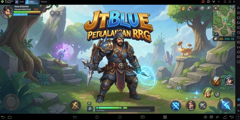 Gameplay JTBLUE yang menarik dan menyenangkan dalam suasana RPG.