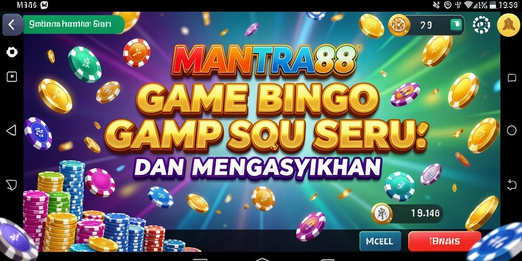 Tampilan gameplay Bingo seru di MANTRA88.