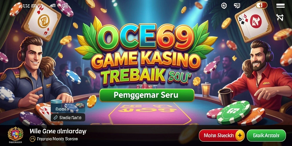 Tampilan gameplay seru dalam OCE69 dengan efek visual yang menarik.