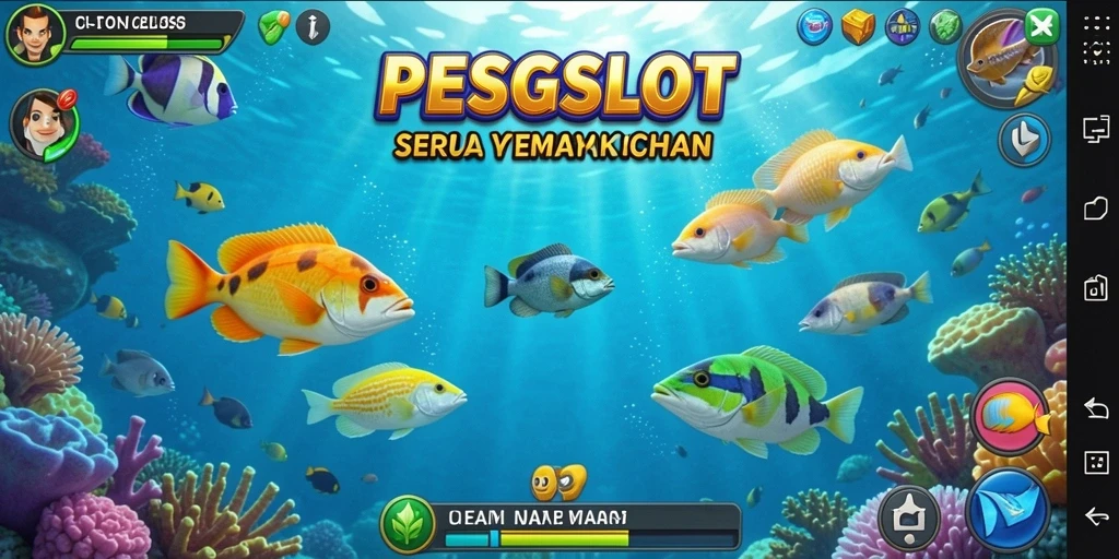 Tampilan gameplay PESGSLOT yang seru dan penuh warna.