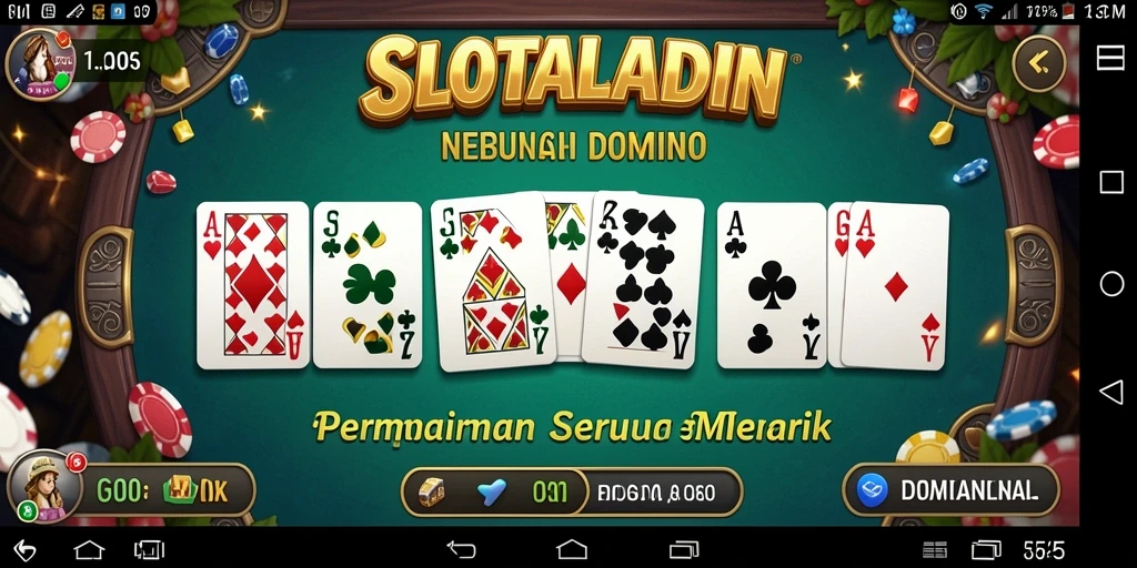 Gameplay domino seru dan interaktif di SLOTALADIN.