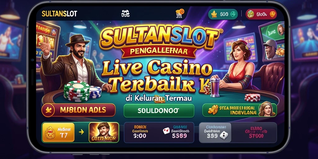 Tampilan gameplay SULTANSLOT yang memukau dengan dealer langsung.