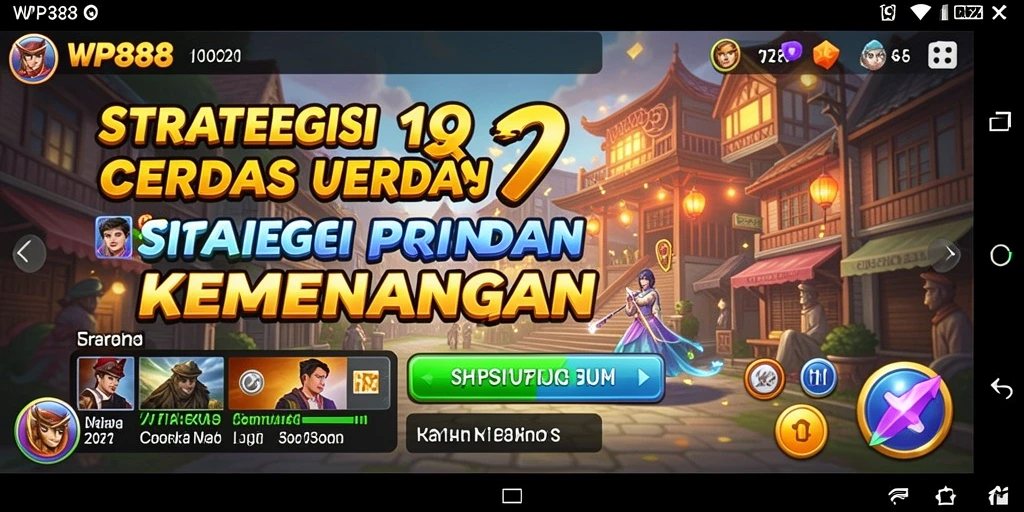 Tampilan seru gameplay WP888 dengan aksi strategi mendebarkan.
